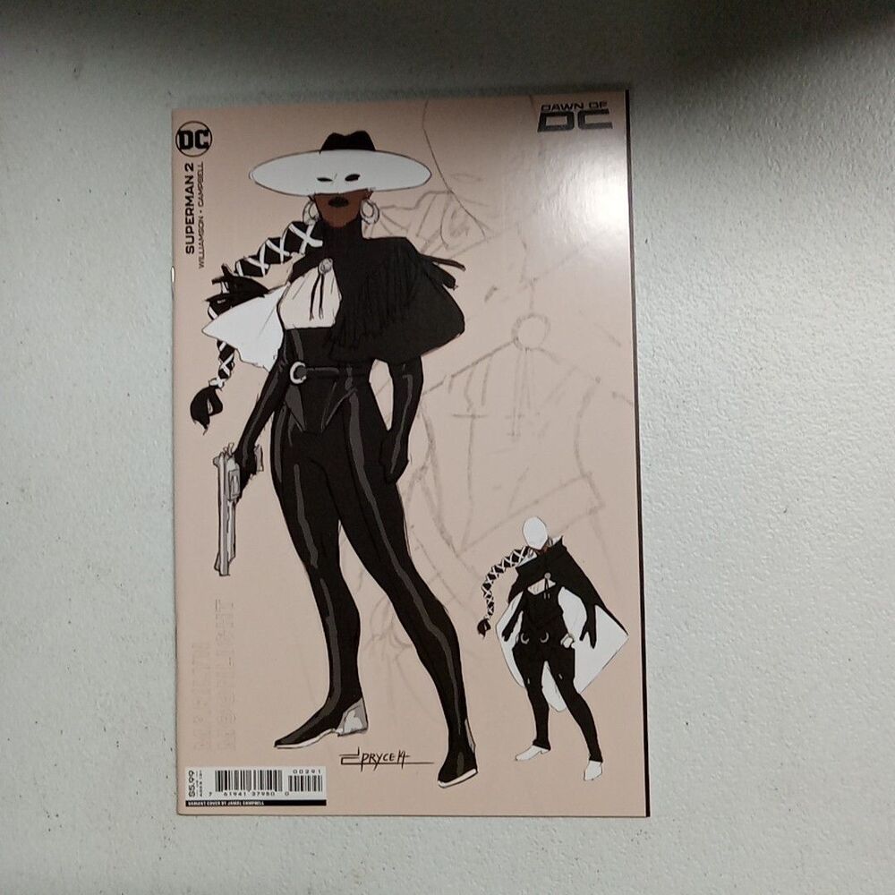 SUPERMAN #2 JAMAL CAMPBELL DESIGN VAR. 1ST MARILYN MOONLIGHT UNREAD NM OR BETTER